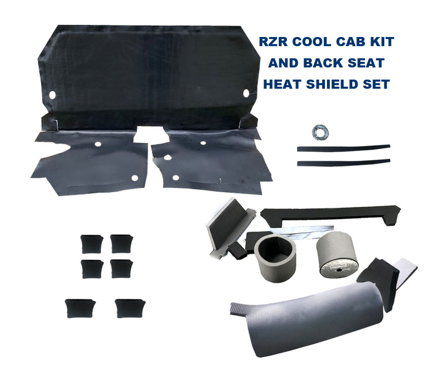 RZR UTV Behind The Seat Heat Shield/UTV Cooler Cab Kit 2014 UP
